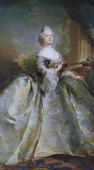 Carl Gustaf Pilo Queen of Denmark Norge oil painting art